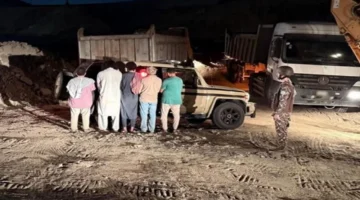 ضبط 5 مقيمين في مكة من جنسيتين لاستغلال الرواسب بطريقة غير نظامية